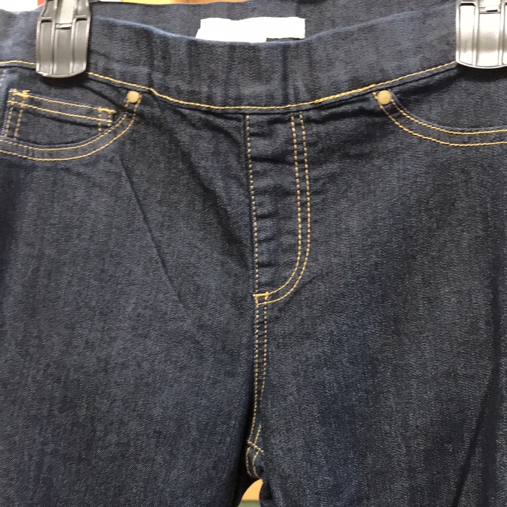 NWT BOSTON PROPER SO EASY DENIM LEGGING Rinse wash sz 6